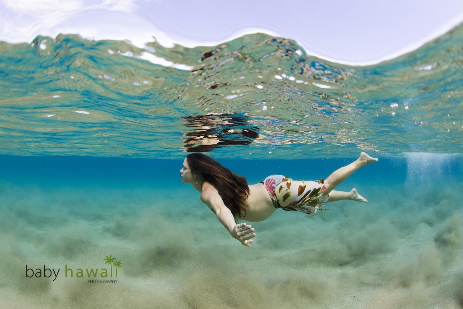 underwater maternity maui