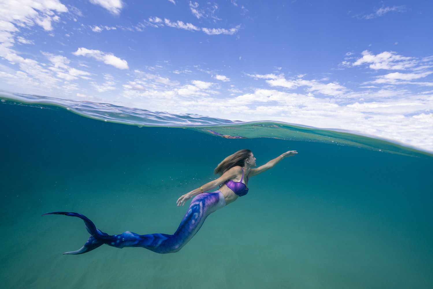 Underwater mermaid, Maui